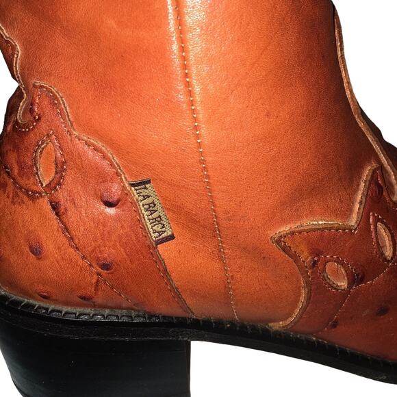 LA BARCA GENUINE  LEATHER BOOTS SHOES SIZE 6 US - Picture 4 of 7